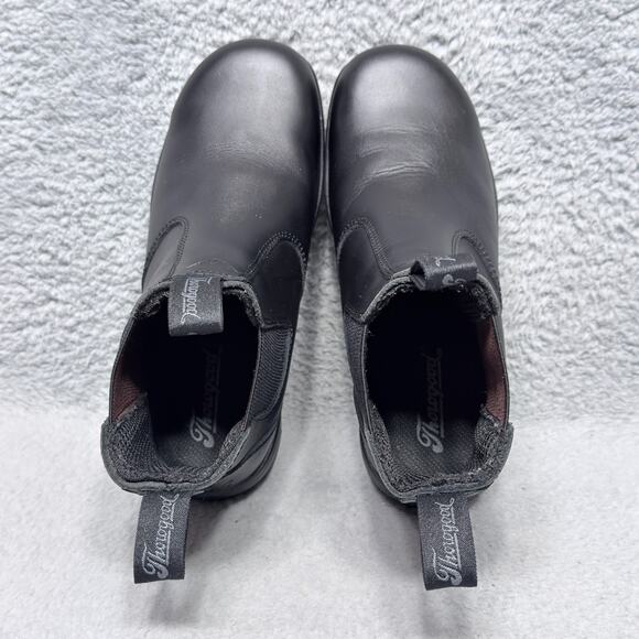 Thorogood Thoro-Flex Quick Release Mens Size 6 Work Chelsea Boots Black Leather - Picture 5 of 9